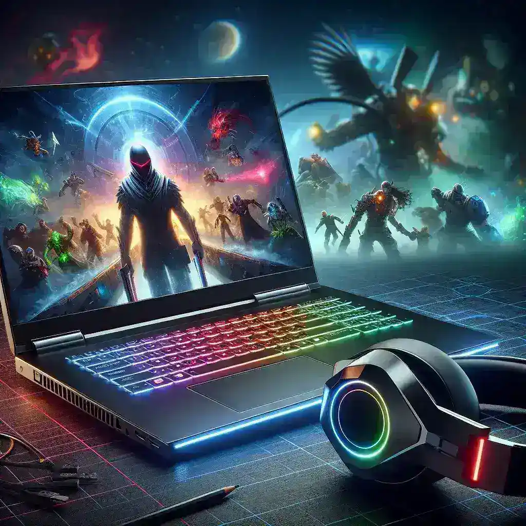 "Lenovo’s innovative fanless gaming laptop showcasing sleek design and advanced cooling technology for a quiet gaming experience."